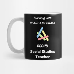 social studies teacher gift and appreciation design Mug